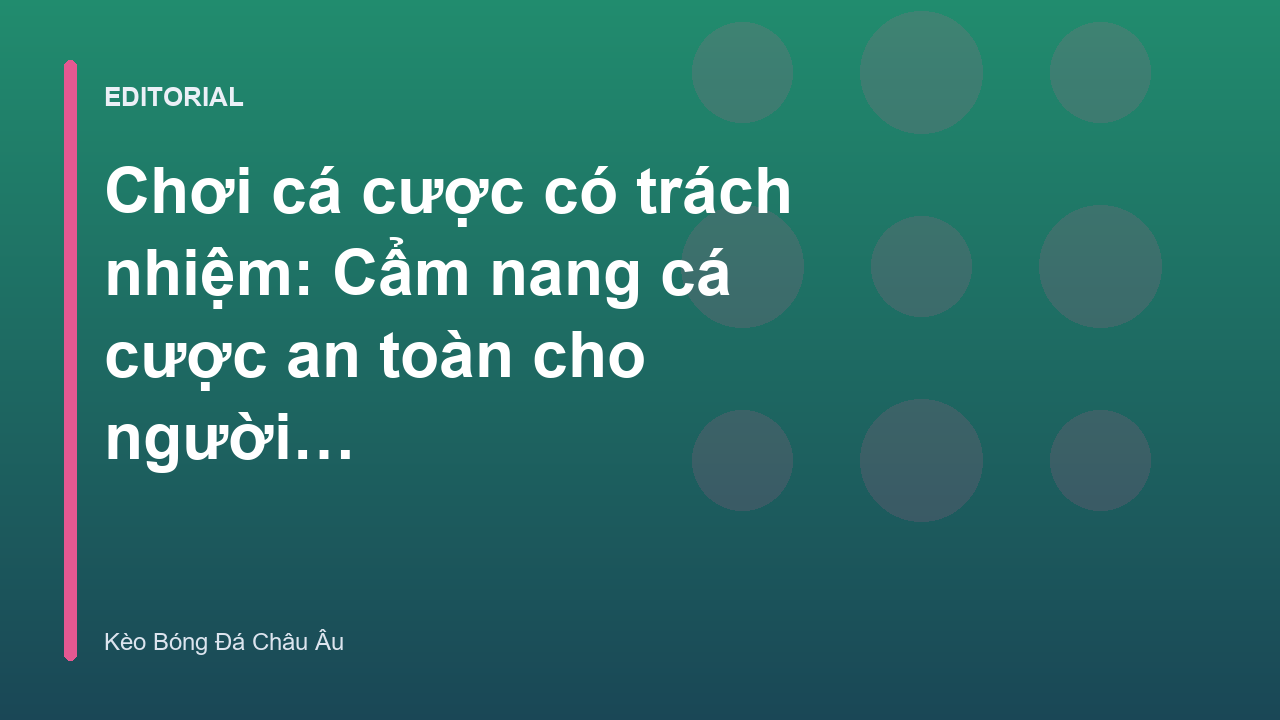 Người chơi bóng đá đang phân tích thông tin một cách có trách nhiệm